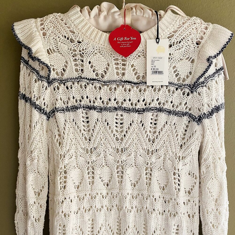 White Pullover Sweater